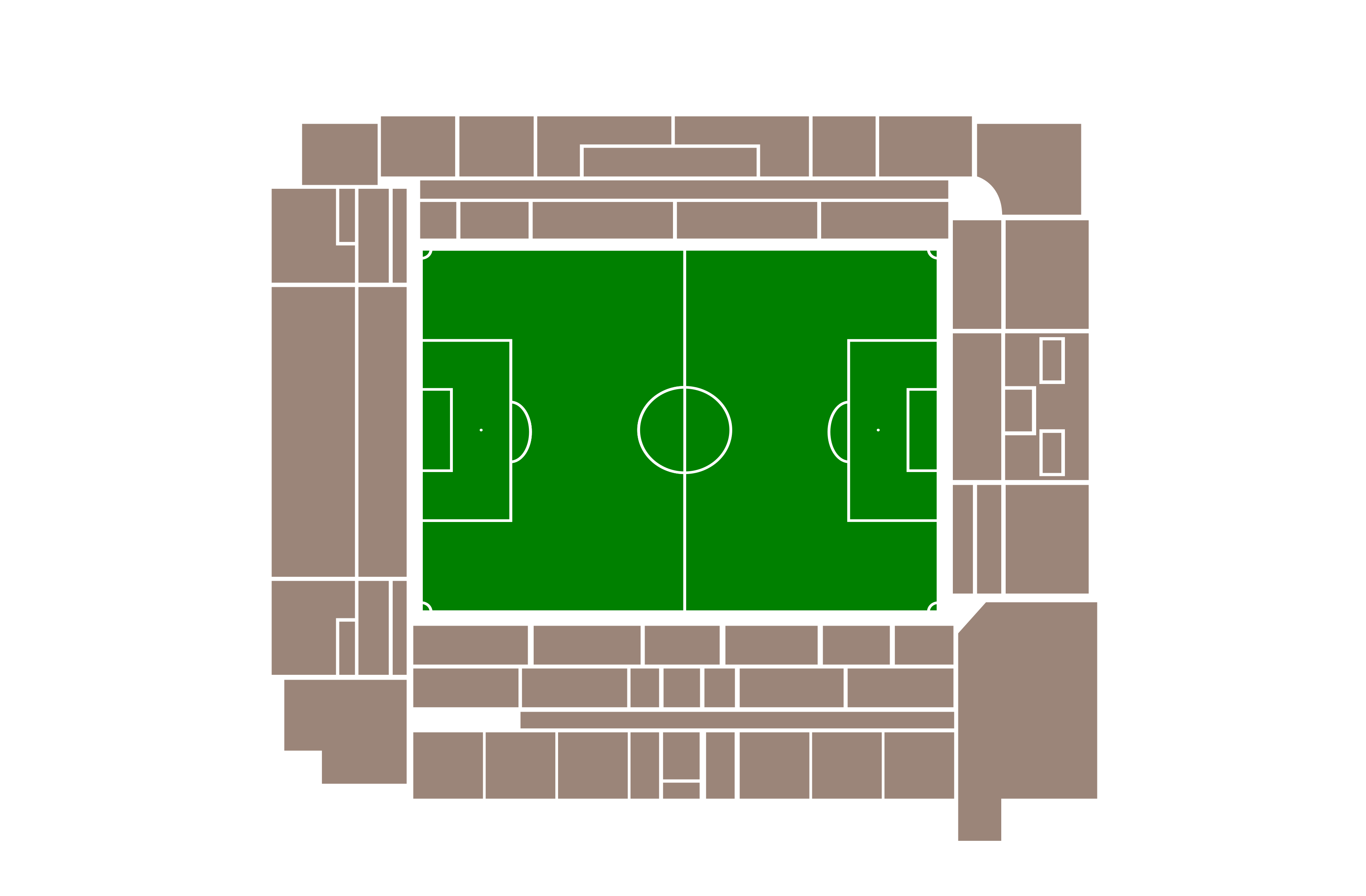 Stadionplattegrond Portman Road
