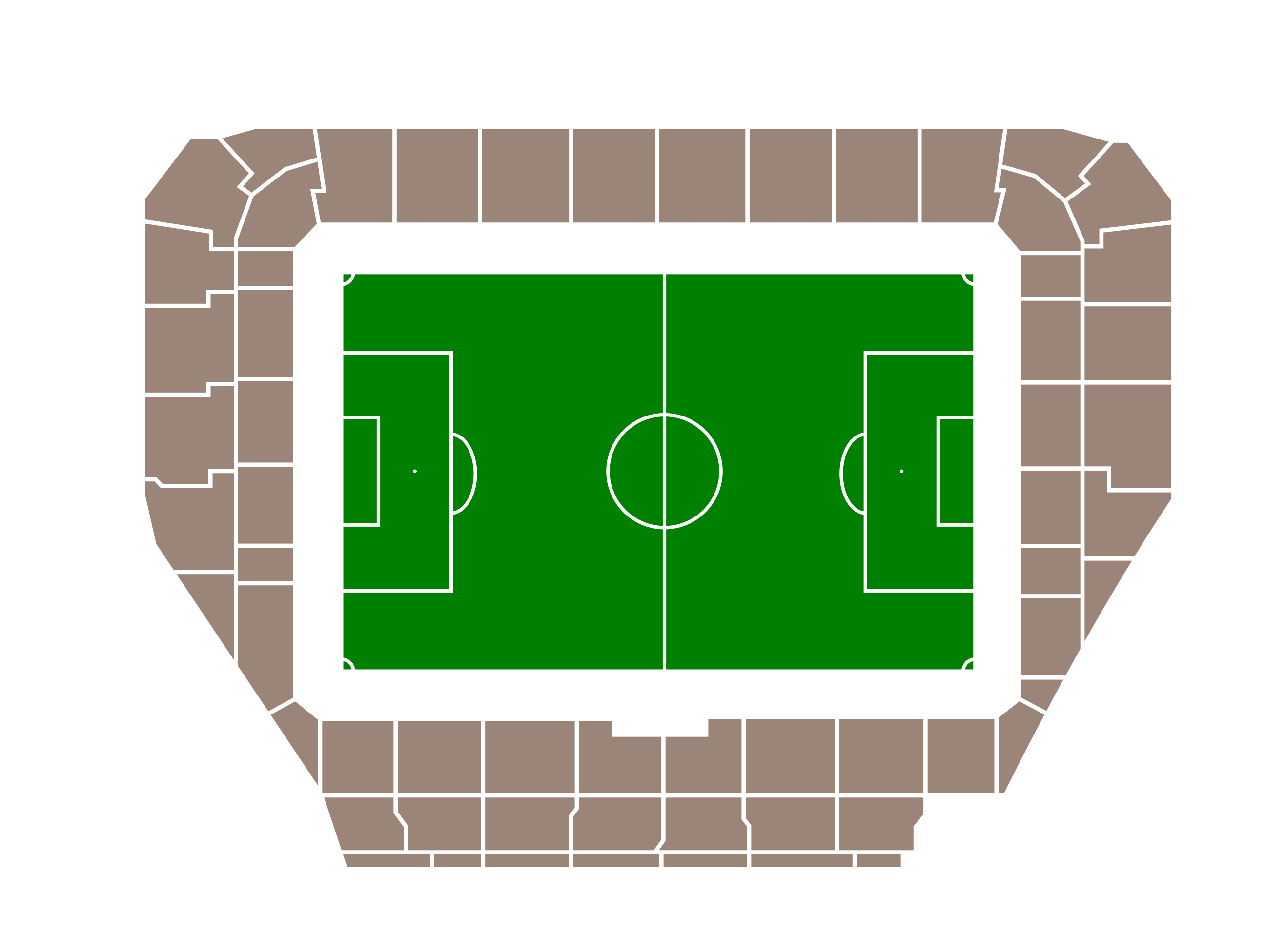 Stadionplattegrond Gtech Community Stadium