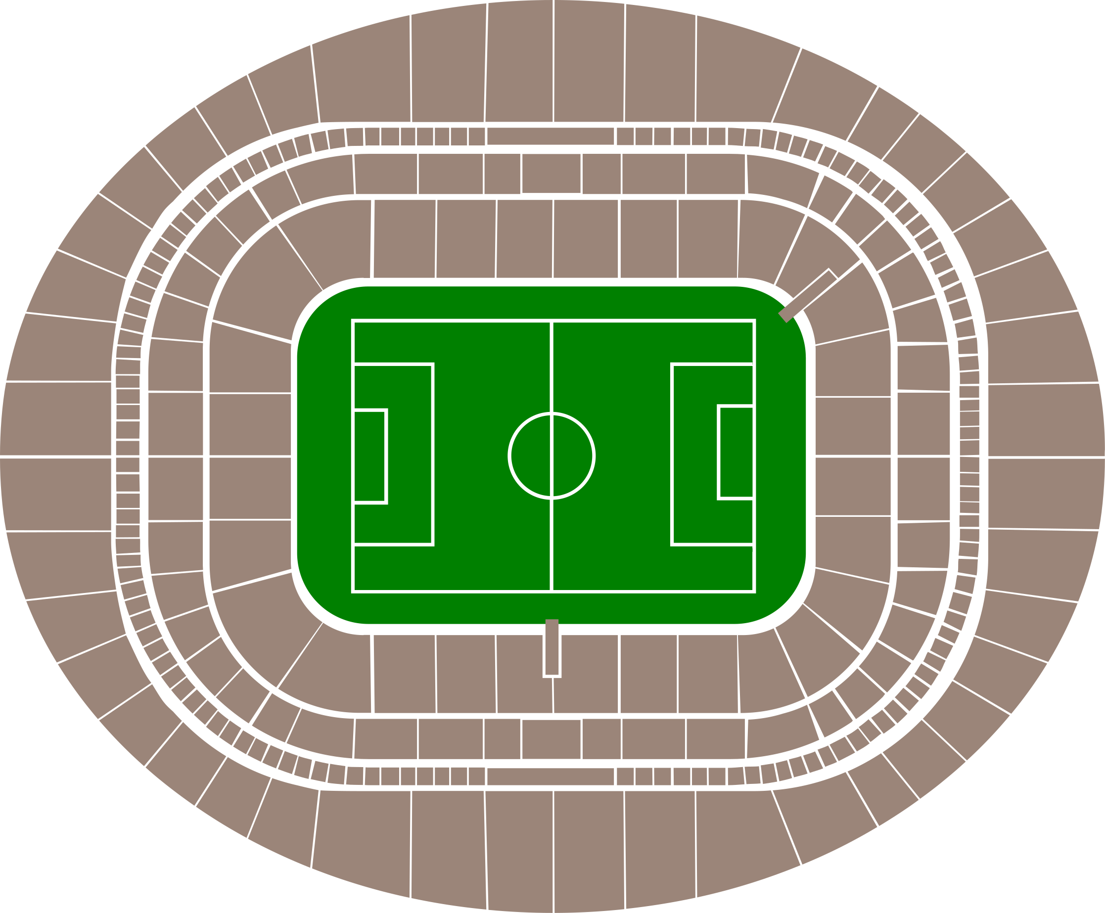 Stadionplattegrond Emirates Stadium