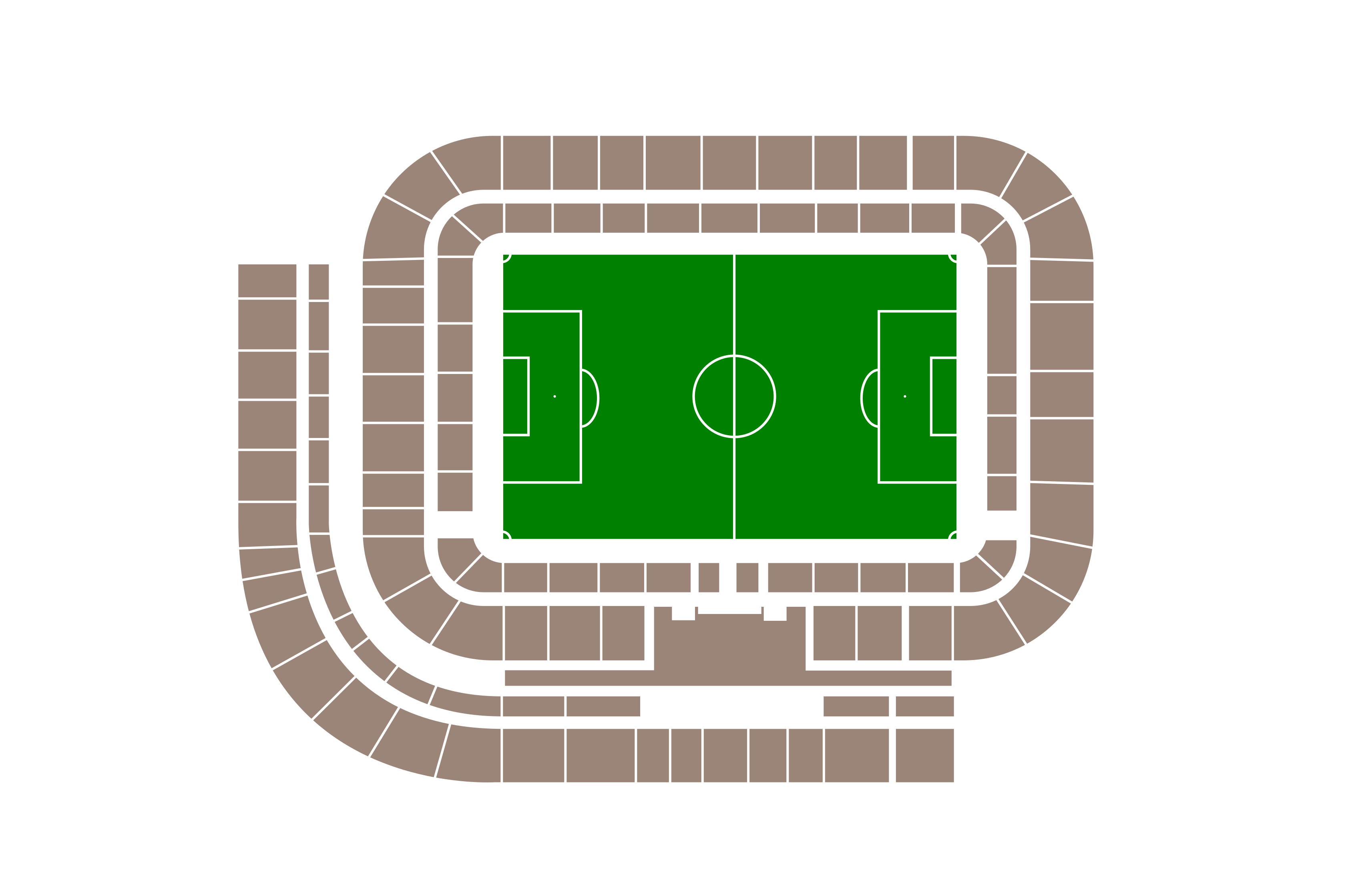 Stadionplattegrond Stadium of Light