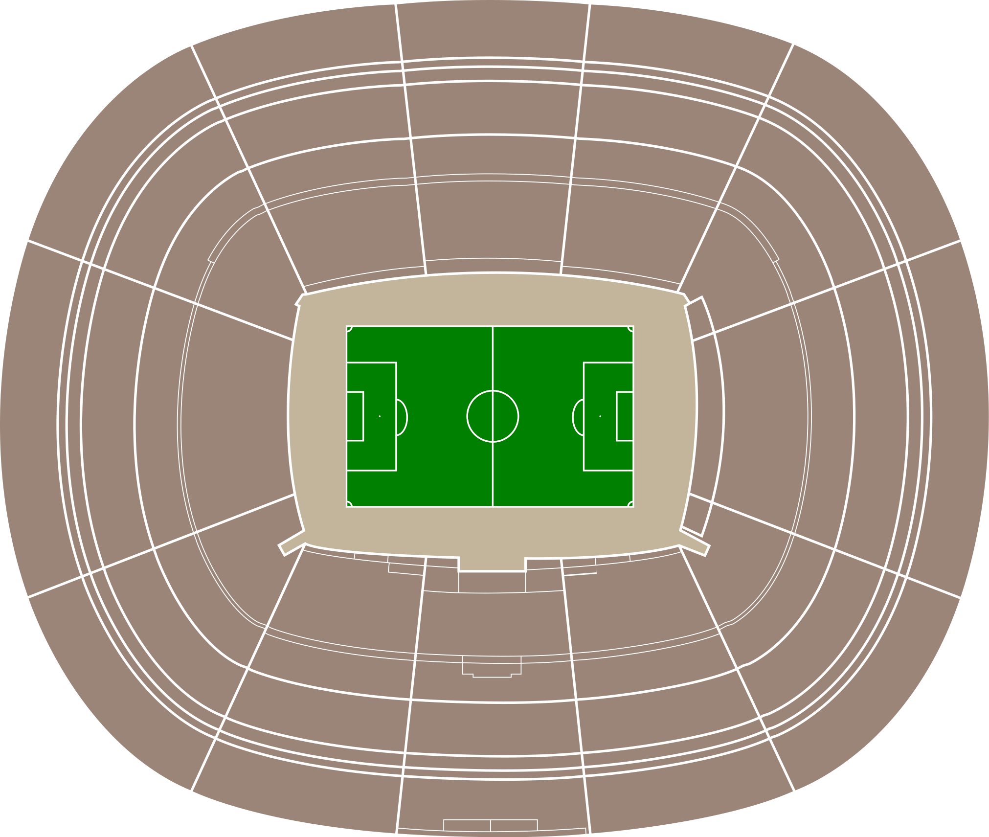 Stadionplattegrond Spotify Camp Nou