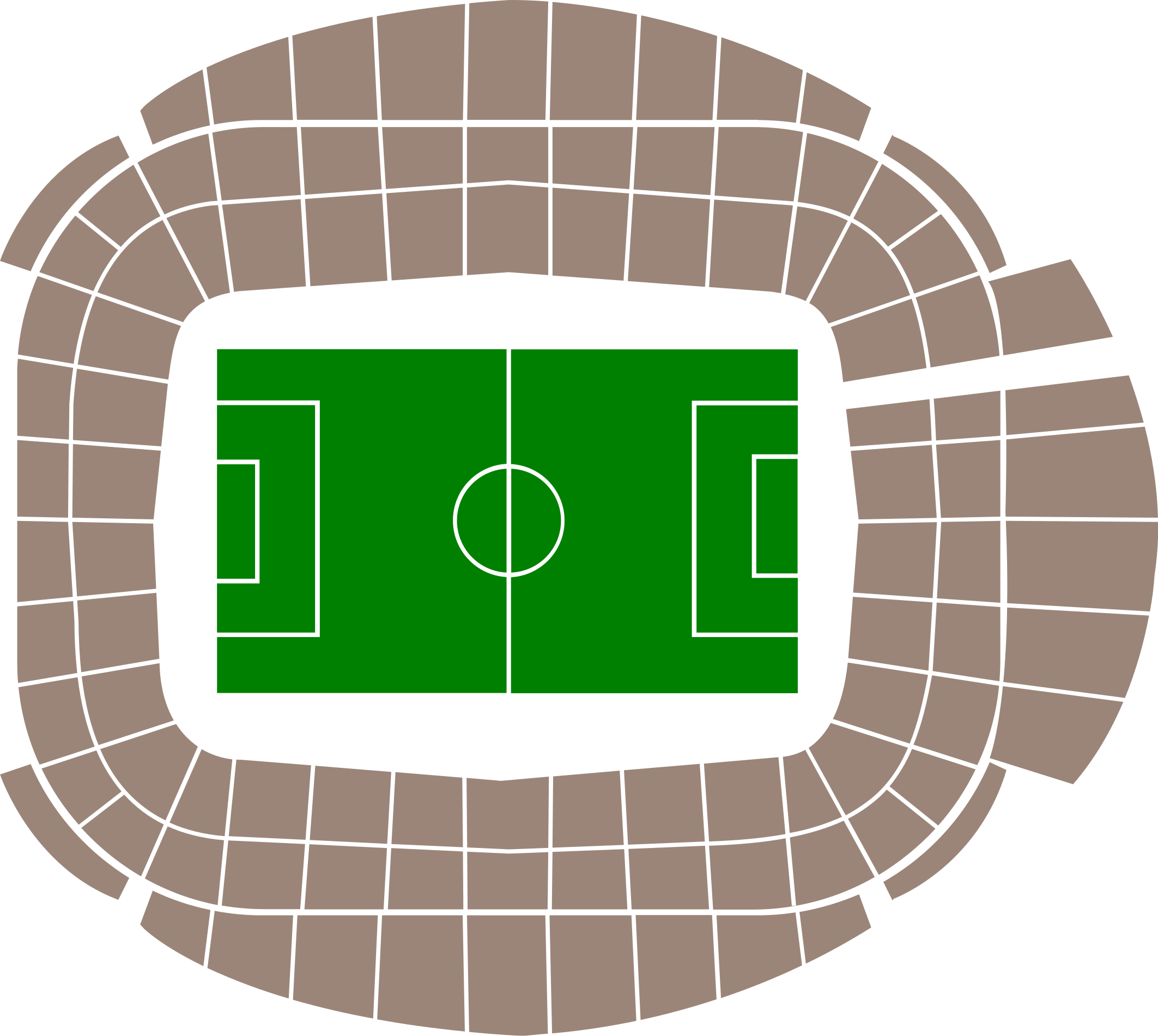 Stadionplattegrond Etihad Stadium